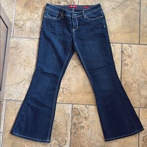 Seven Dark Blue Flared Women Jeans